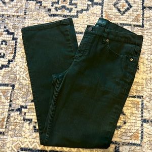 Lauren Ralph Lauren hunter green straight leg jeans. Size 12
